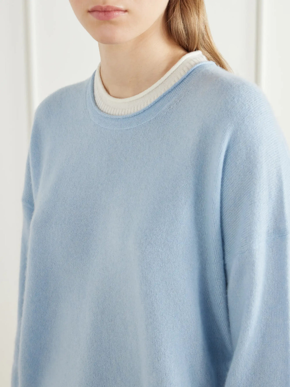 La Ligne Dominick Cashmere And Silk-blend Sweater