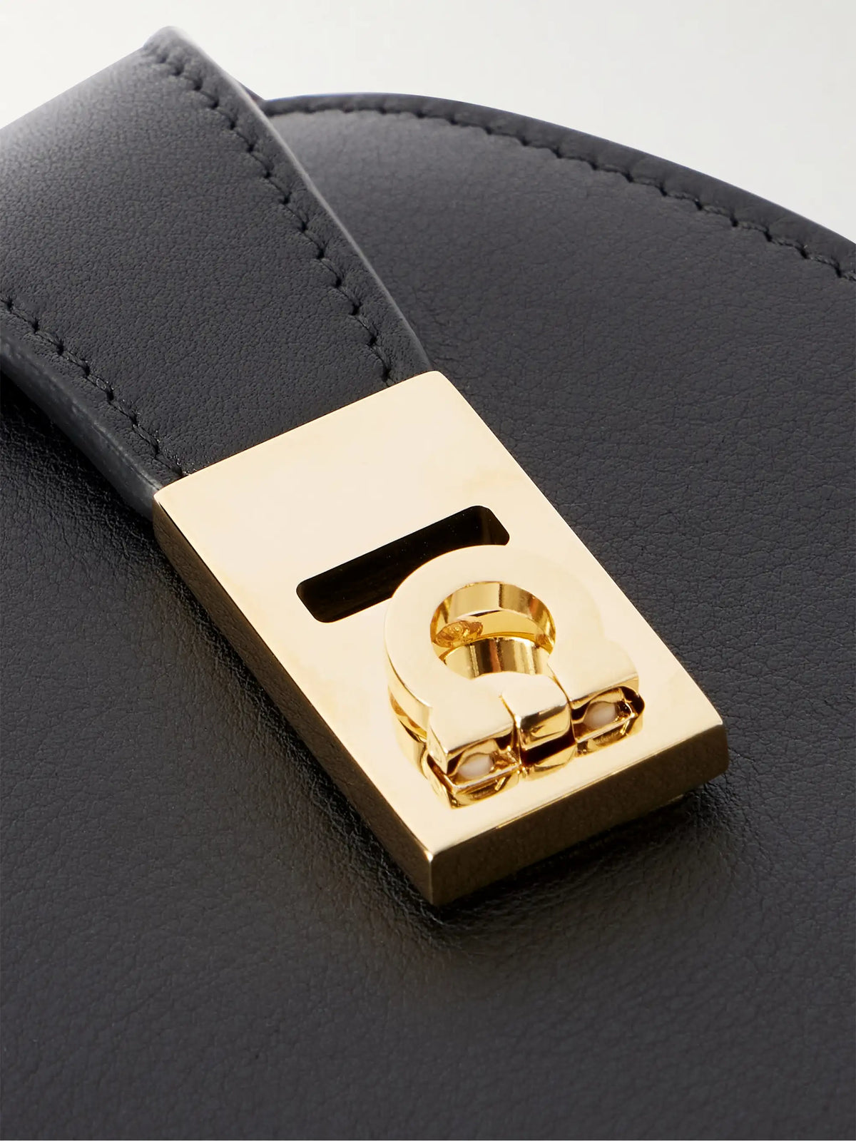 Hug Embellished Textured-leather Shoulder Bag