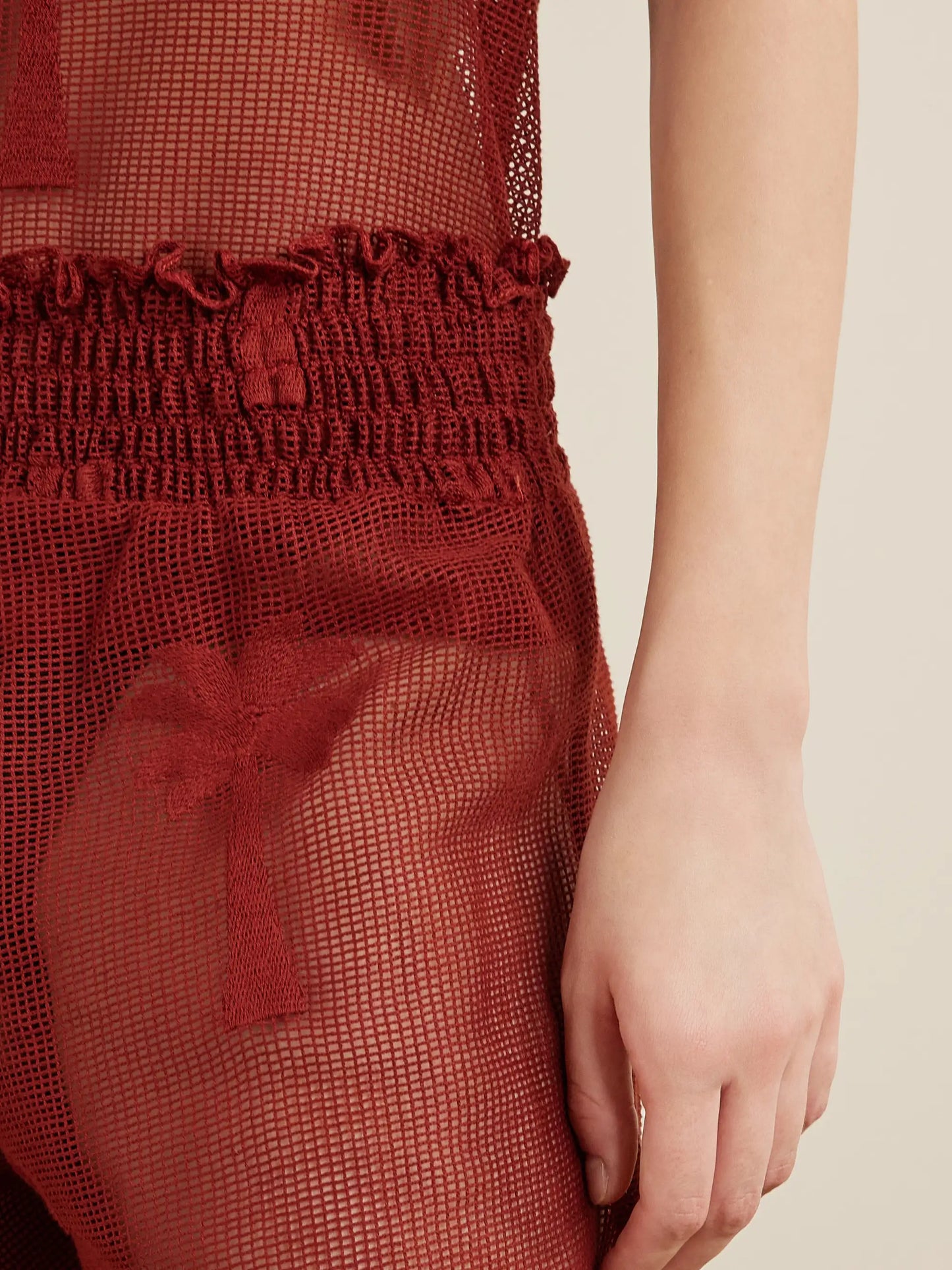 Palm Nomad Cotton-mesh Balloon Pants