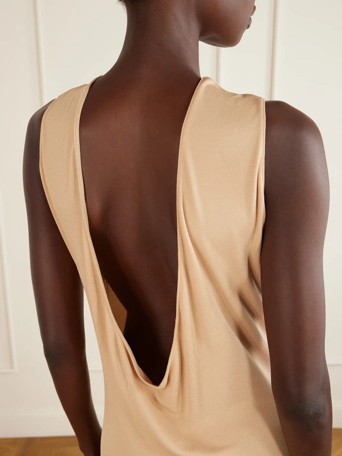 Asymmetrical Jersey-crepe Midi Dress