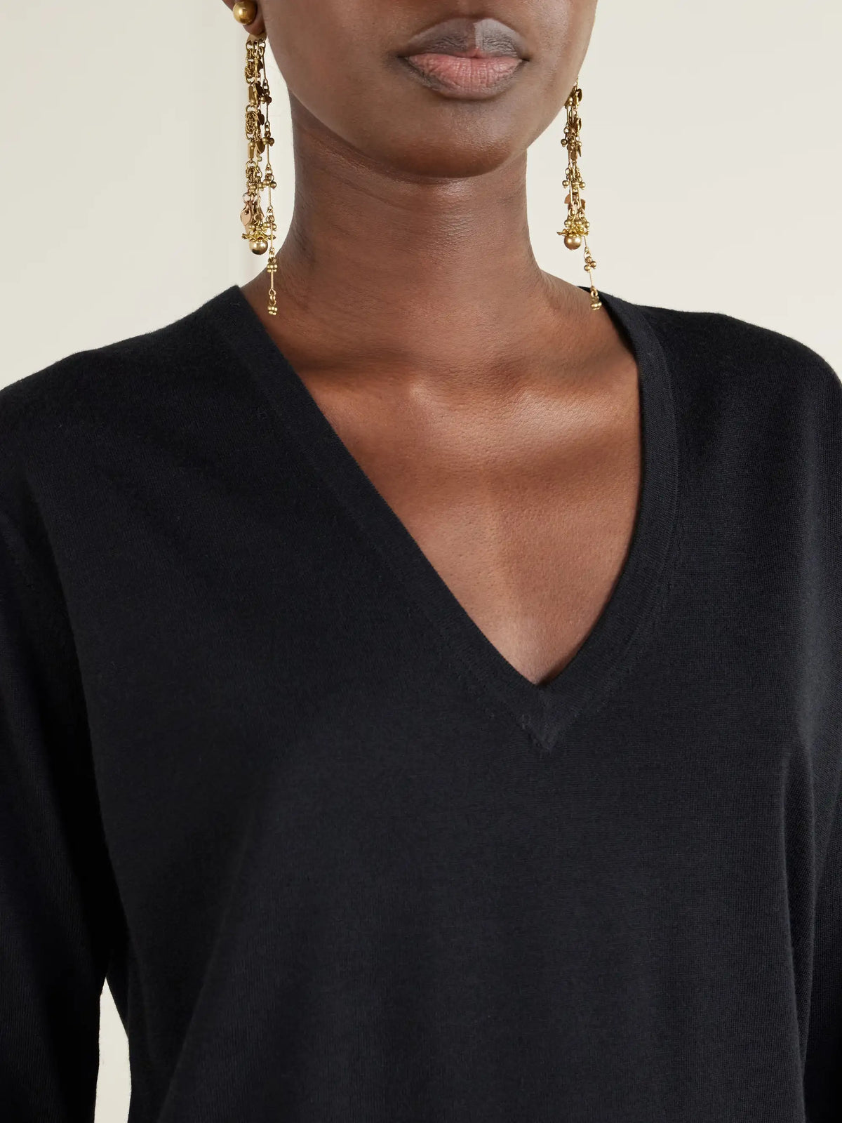 Dries Van Noten Ribbed Merino Wool Sweater