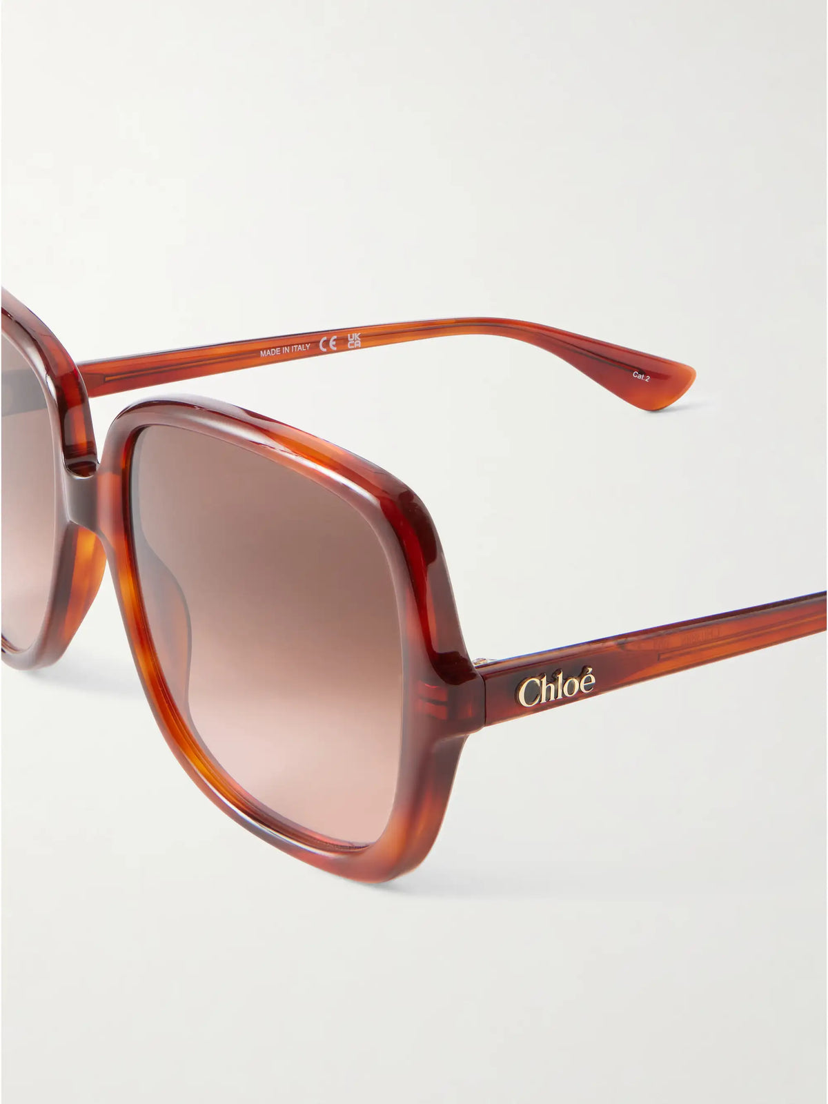 Chloé Salomé Navigator-style Recycled-acetate Sunglasses