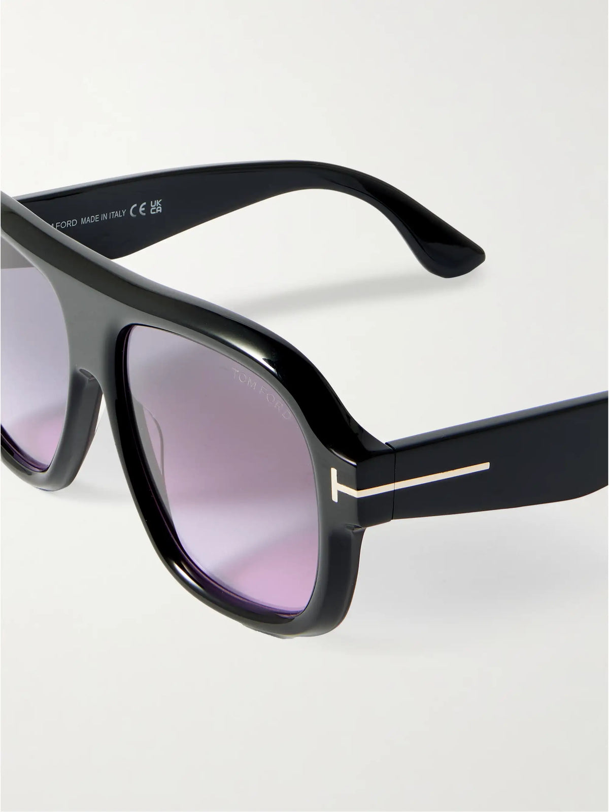 Rhonda Aviator-style Acetate Sunglasses