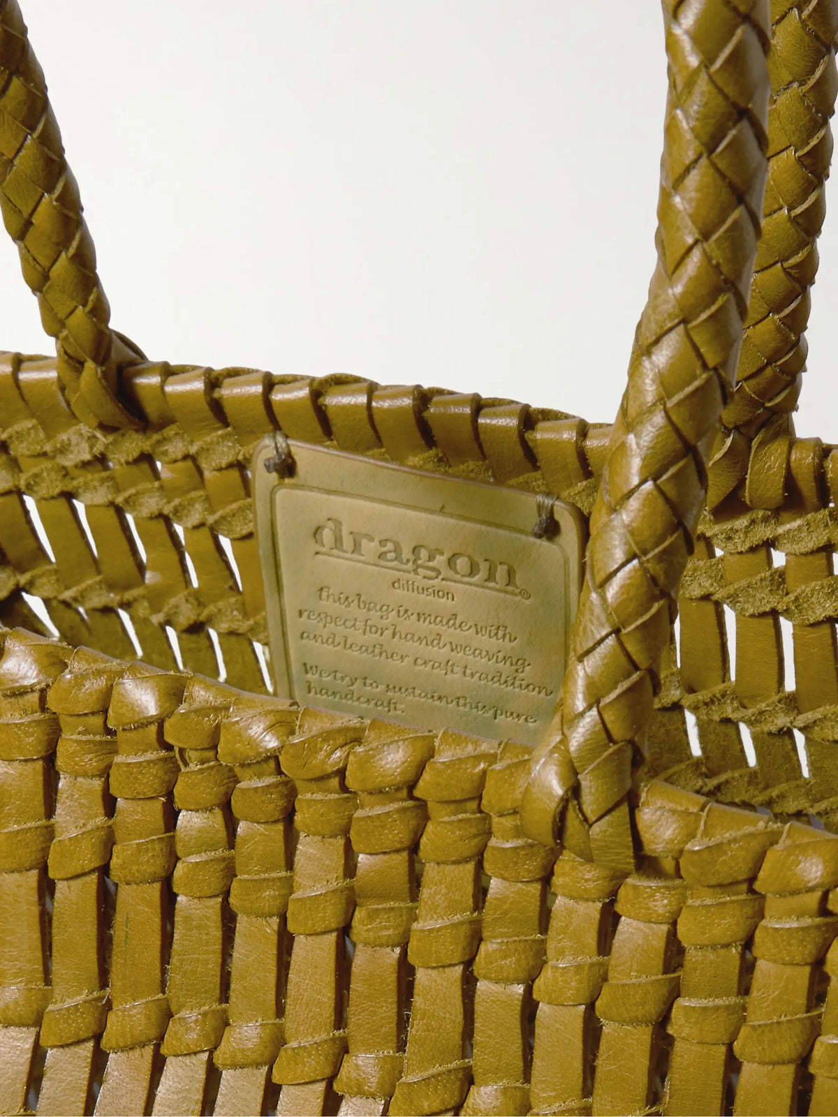 Terrafino Woven Leather Tote
