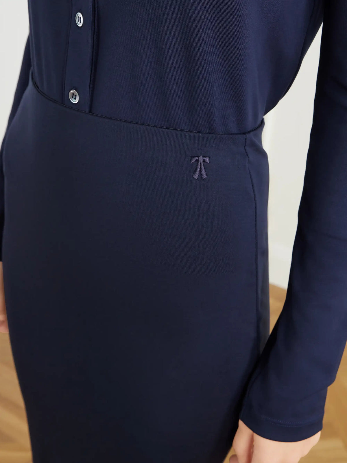 THE PARK Sheryl Pyratex Power 3 Stretch-jersey Midi Skirt