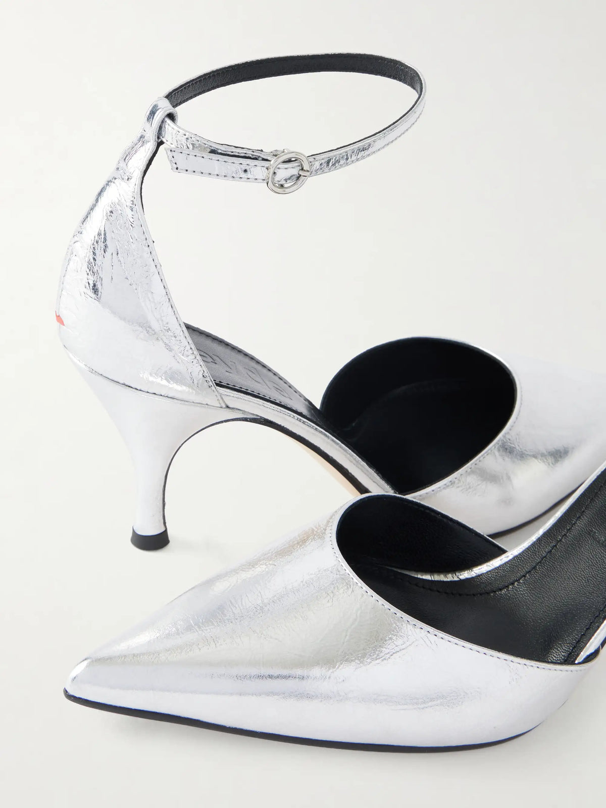 Aeyde Cassandra 80 Textured-leather Pumps
