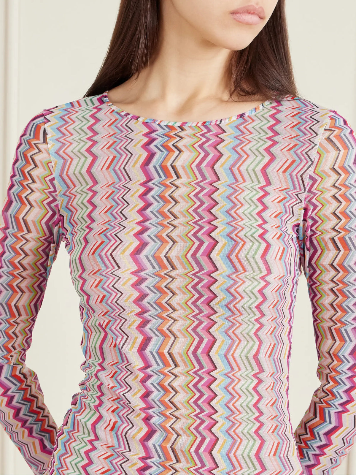 Striped Stretch-jersey Mini Dress