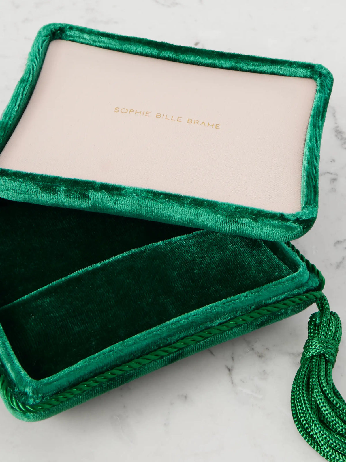 Tasseled Velvet Jewelry Case