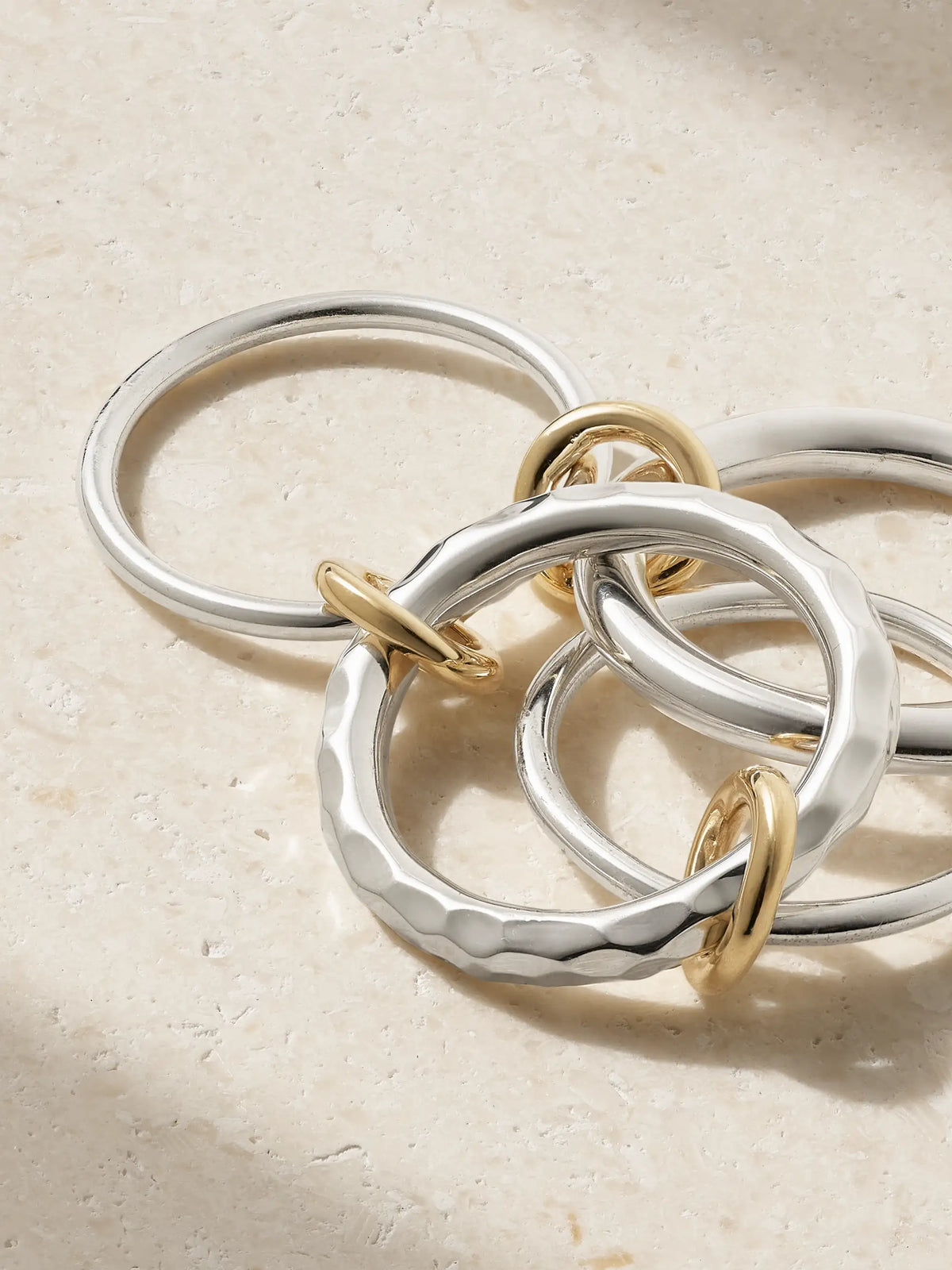 Cici Petite Sterling Silver And 18-karat Gold Ring
