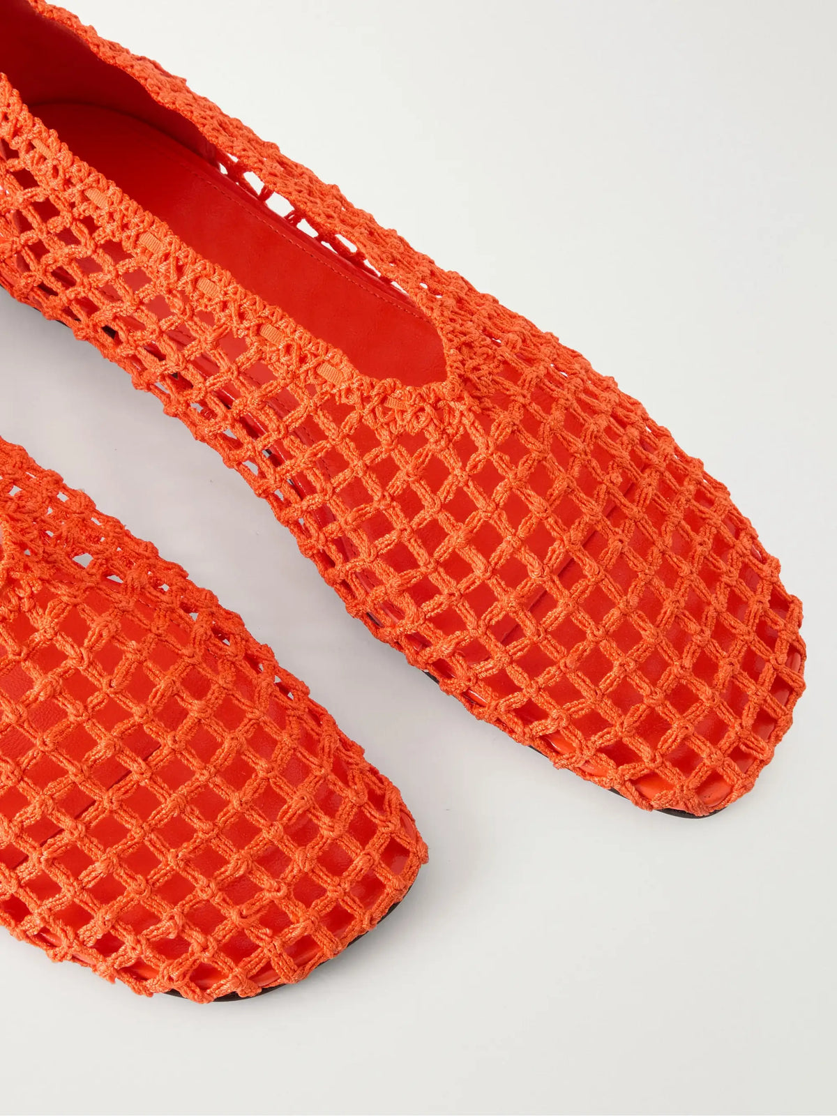 Slant Crocheted Ballet Flats