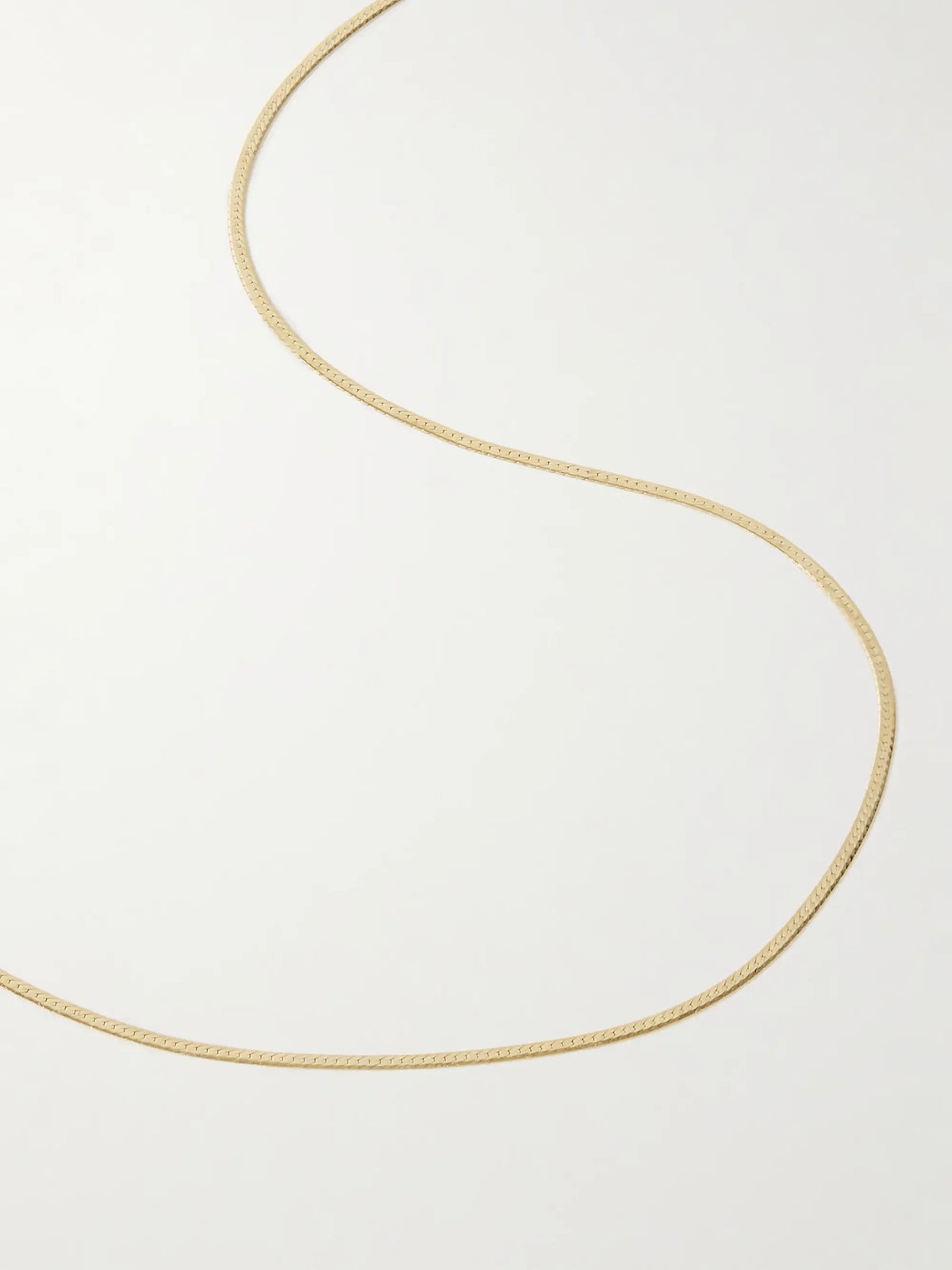 Demi Herringbone Gold Necklace