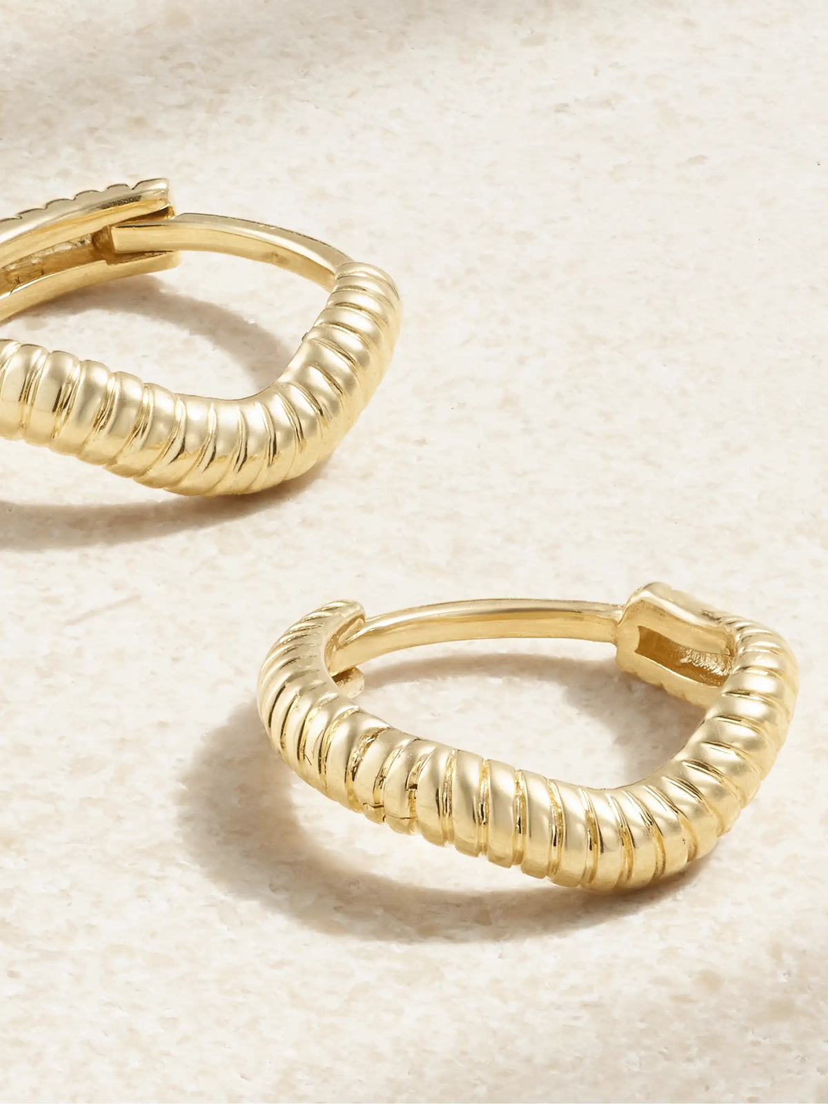 Freddie 14-karat Gold Hoop Earrings