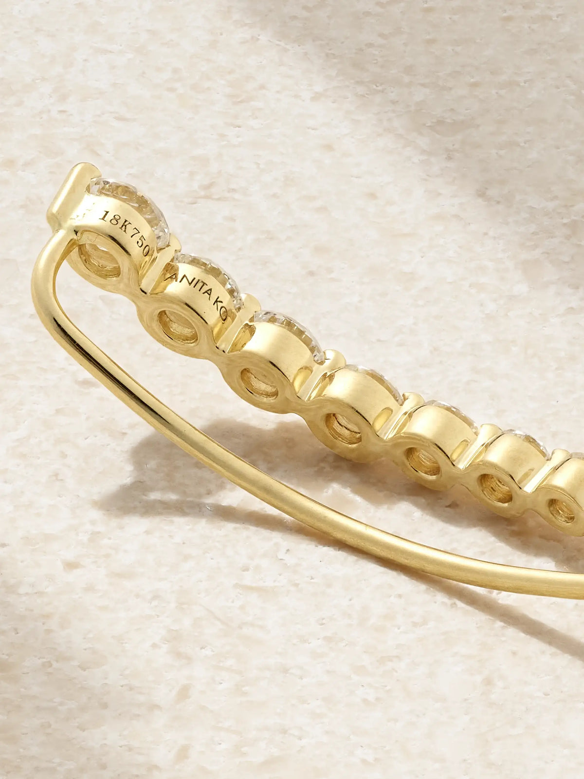 Anita Ko 18-karat Gold Diamond Single Earring