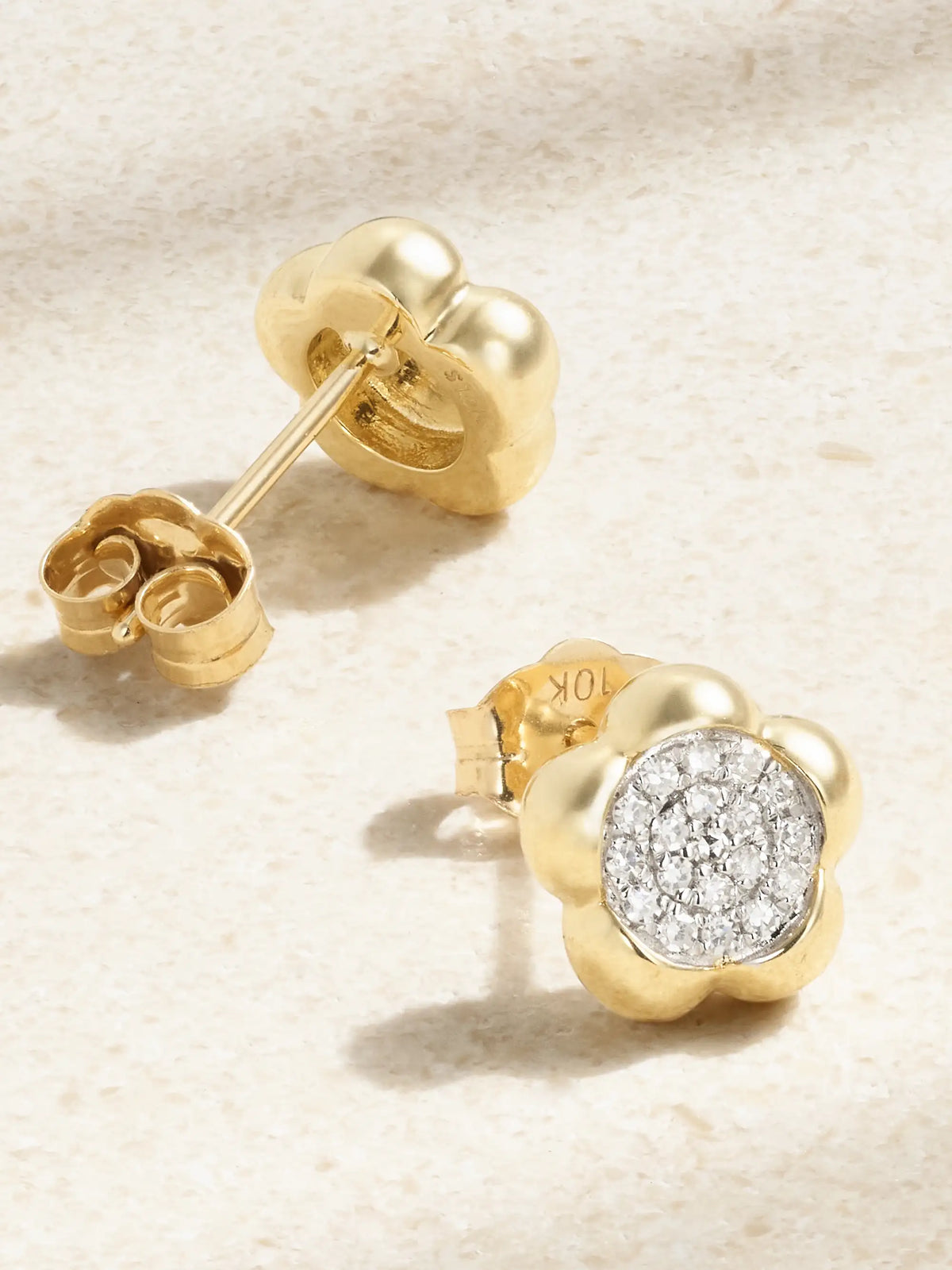 Crosby 10-karat Gold Diamond Earrings