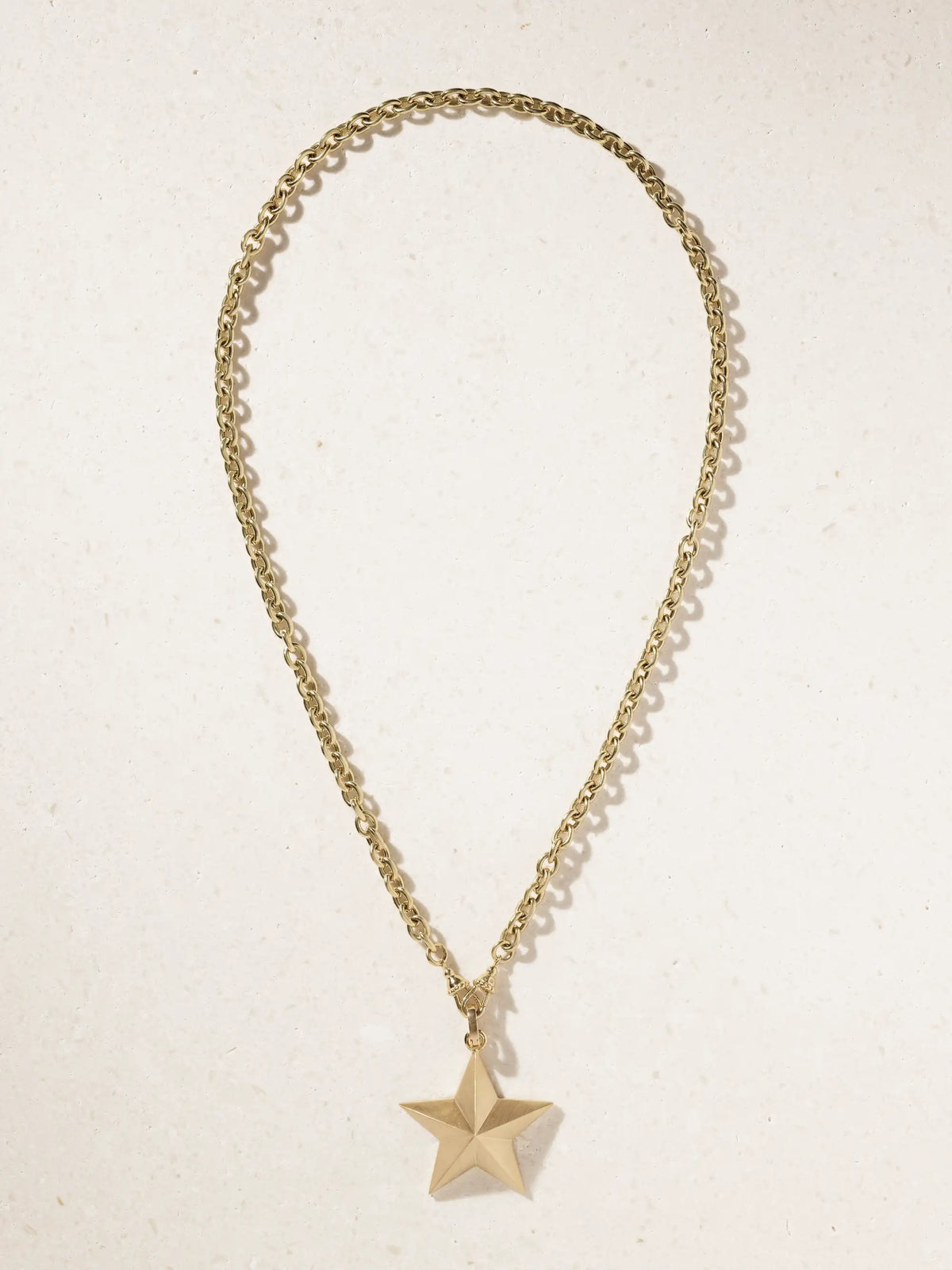 Jumbo Star 18-karat Gold Necklace