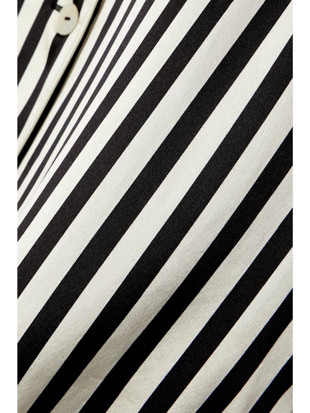 Lila Striped Silk-satin Pajama Set