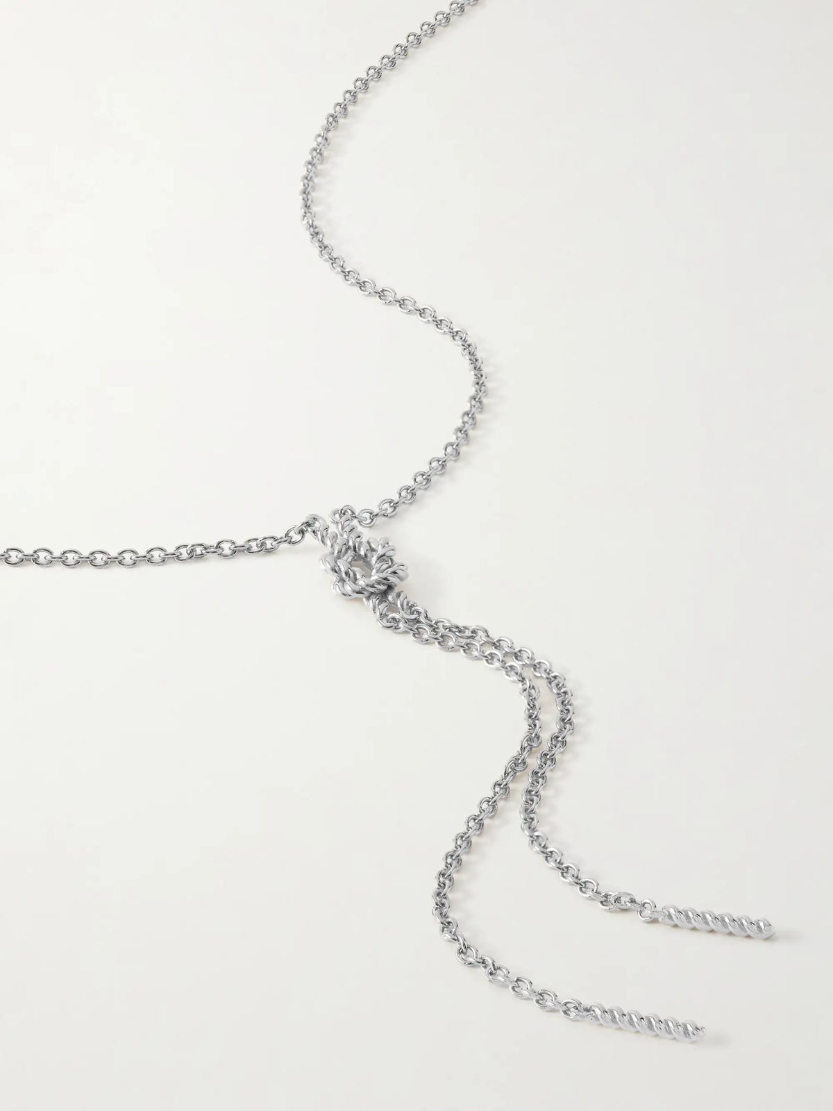 Rhodium-plated Necklace