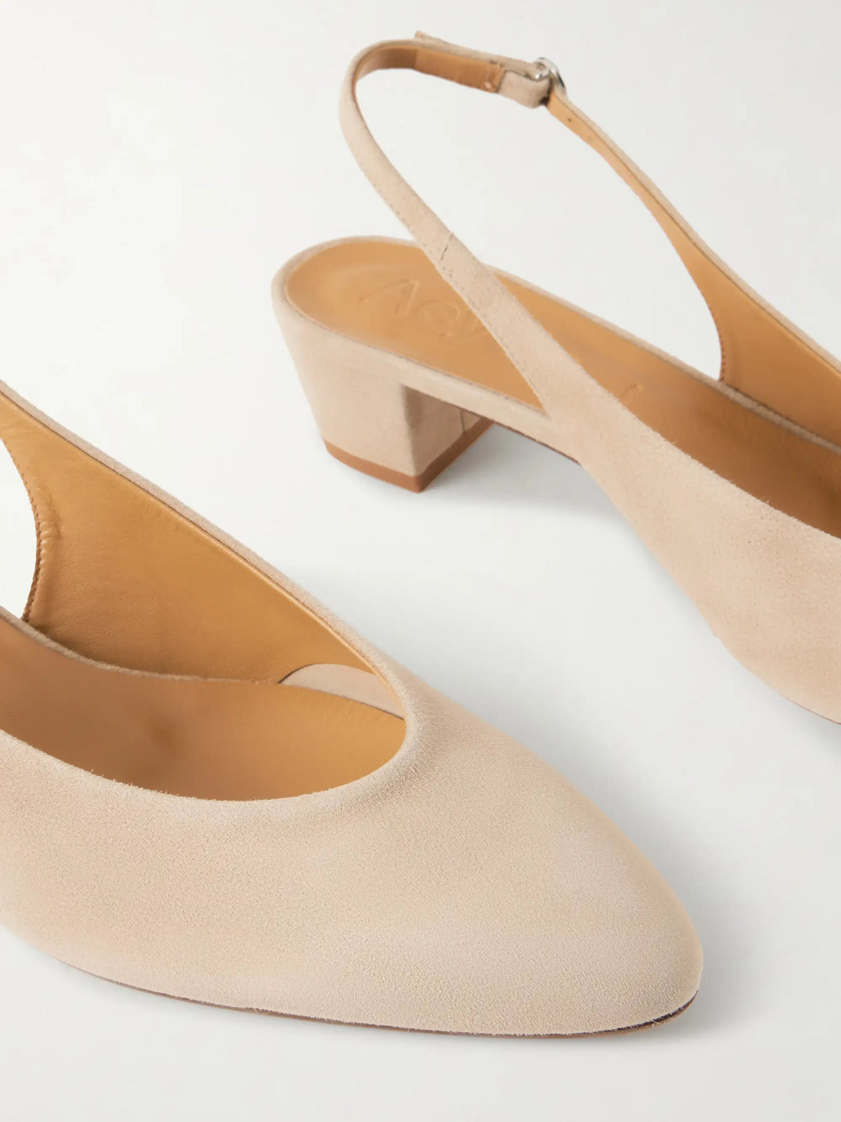 Celeste Suede Slingback Pumps