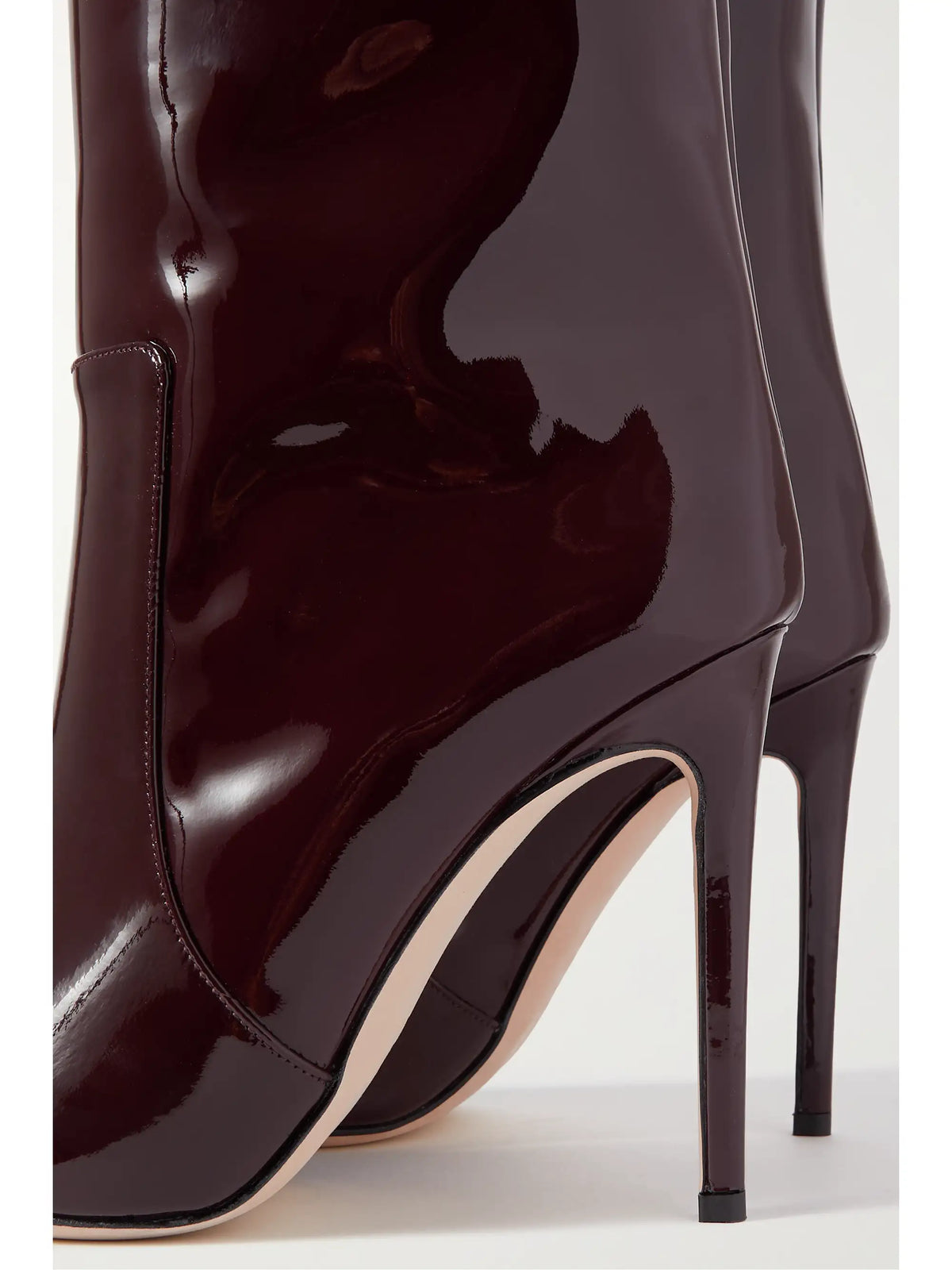 Stiletto Patent-leather Knee Boots