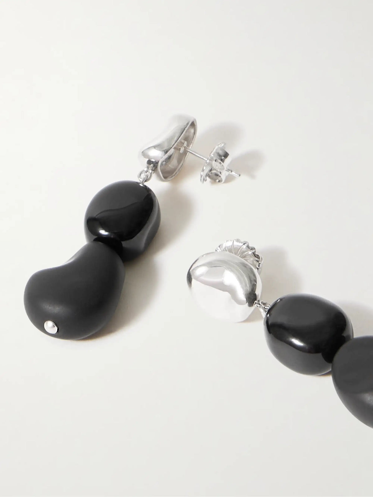 Ada Sterling Silver Onyx Earrings