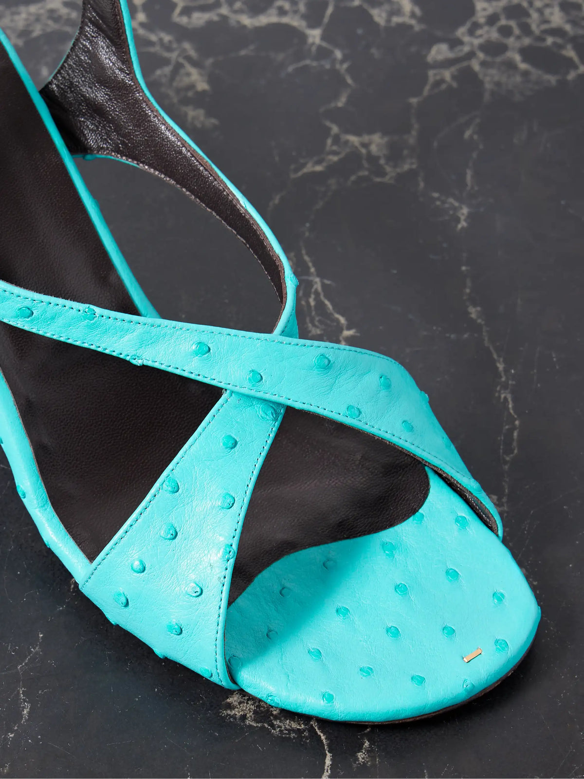 Liria Ostrich Sandals