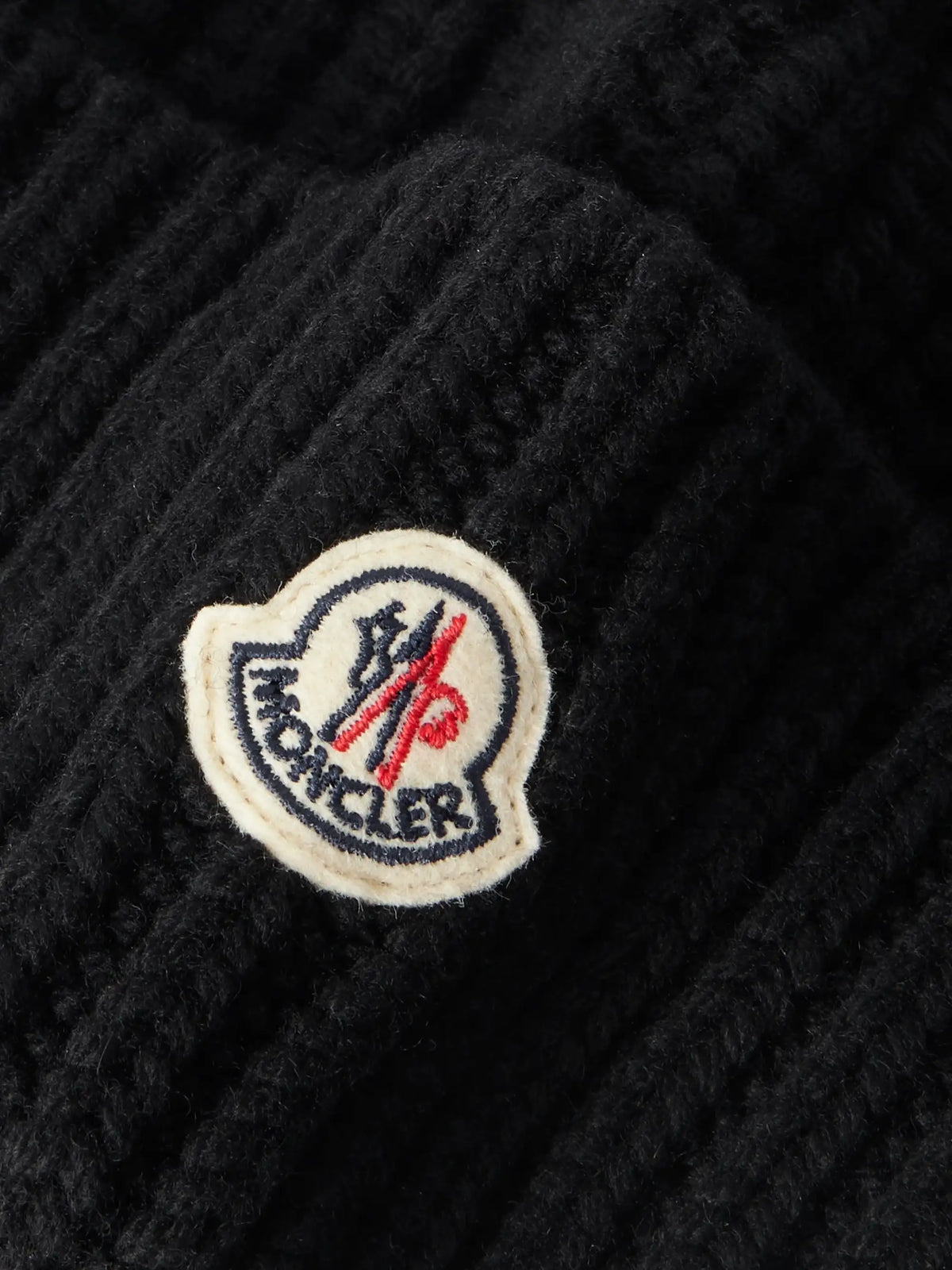 Appliquéd Ribbed Wool And Cashmere-blend Beanie
