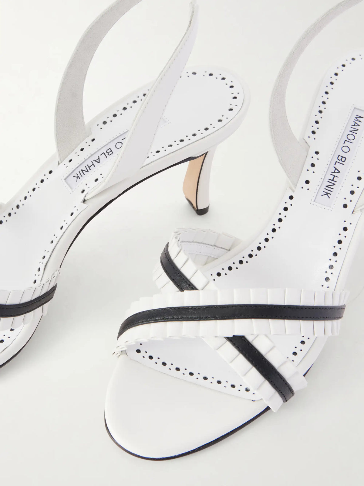 Volusan 70 Ruffled Leather Sandals