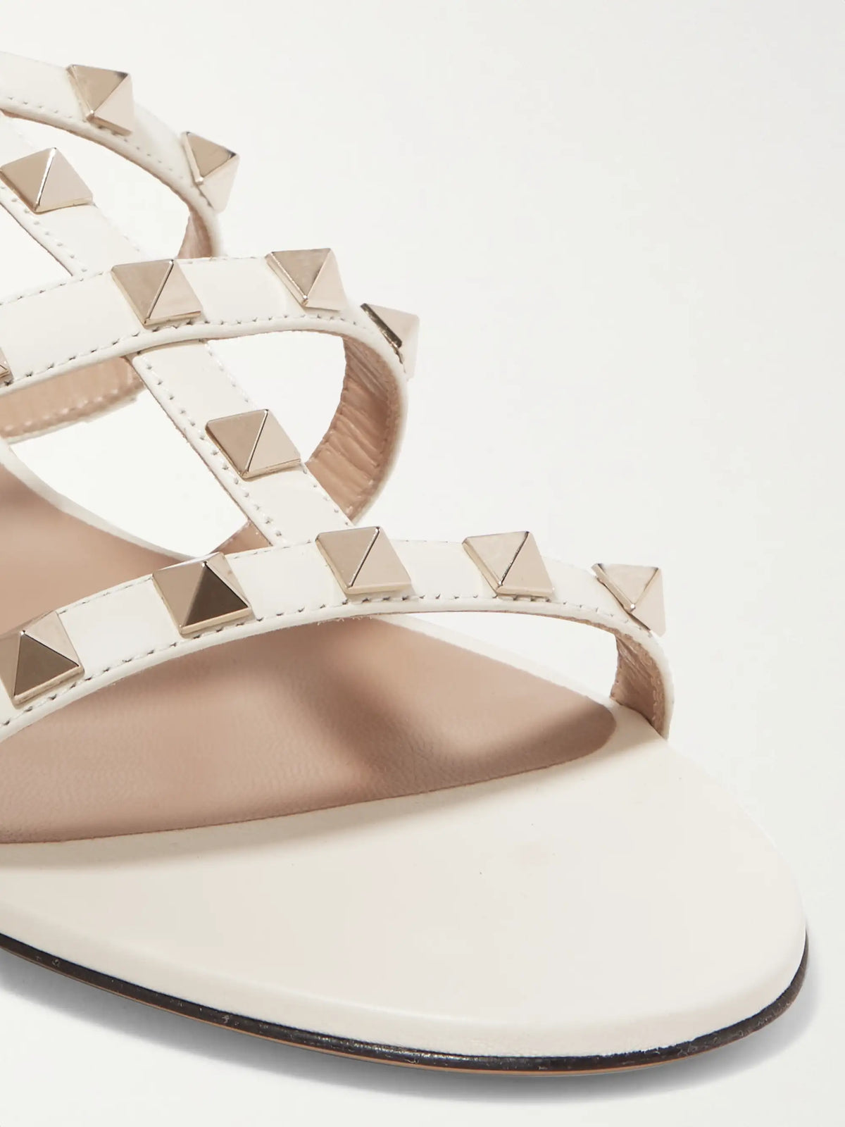 The Rockstud Leather Sandals