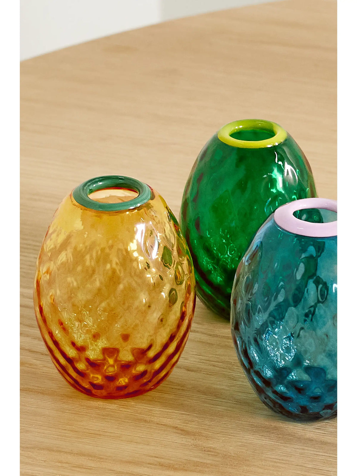 Baby Egg Set Of Four Murano Glass Vases