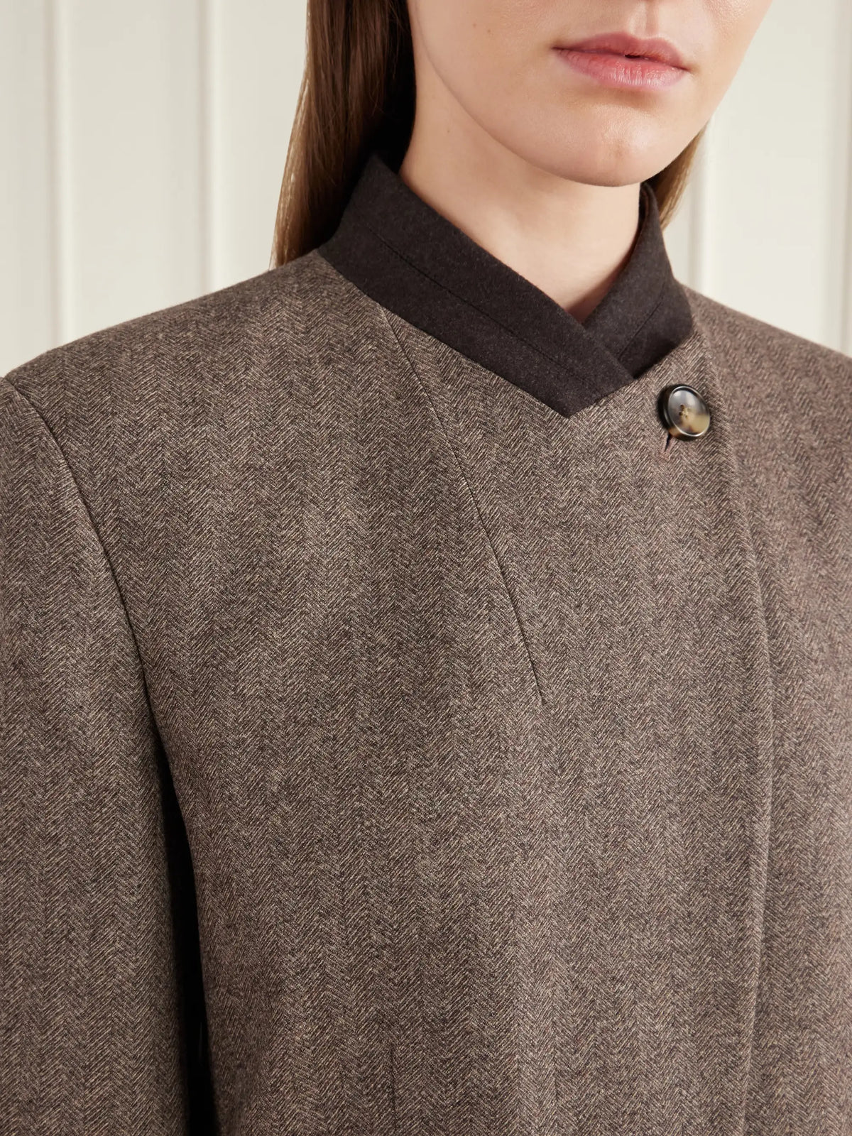 TWP Herringbone Wool And Cashmere-blend Jacket