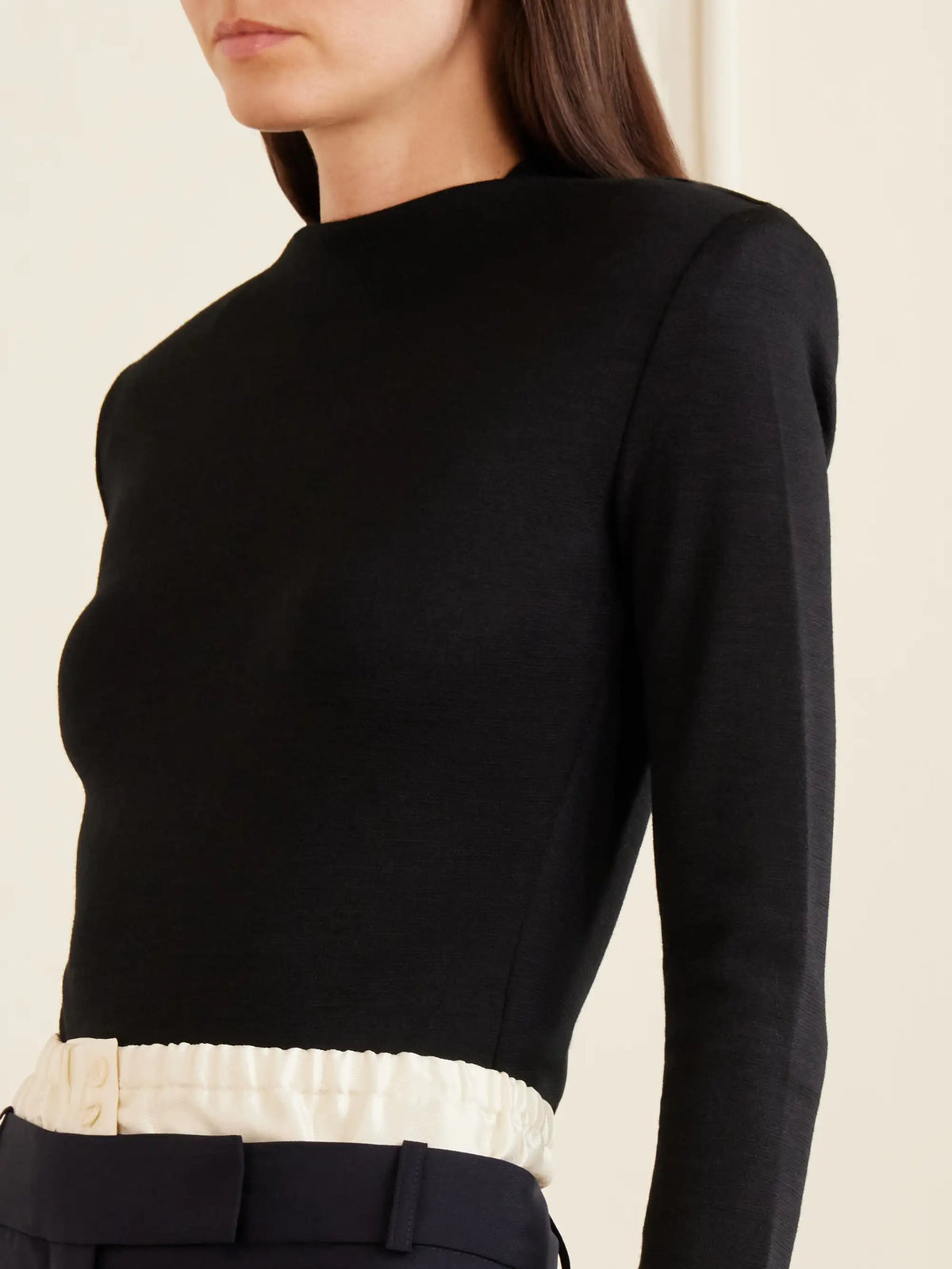 Jil Sander Wool-jersey Bodysuit