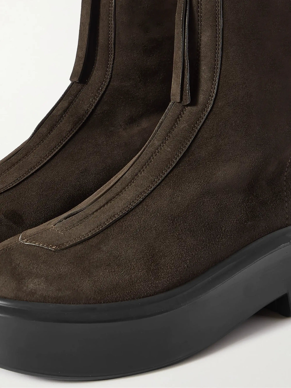 Nobilis Suede Platform Ankle Boots