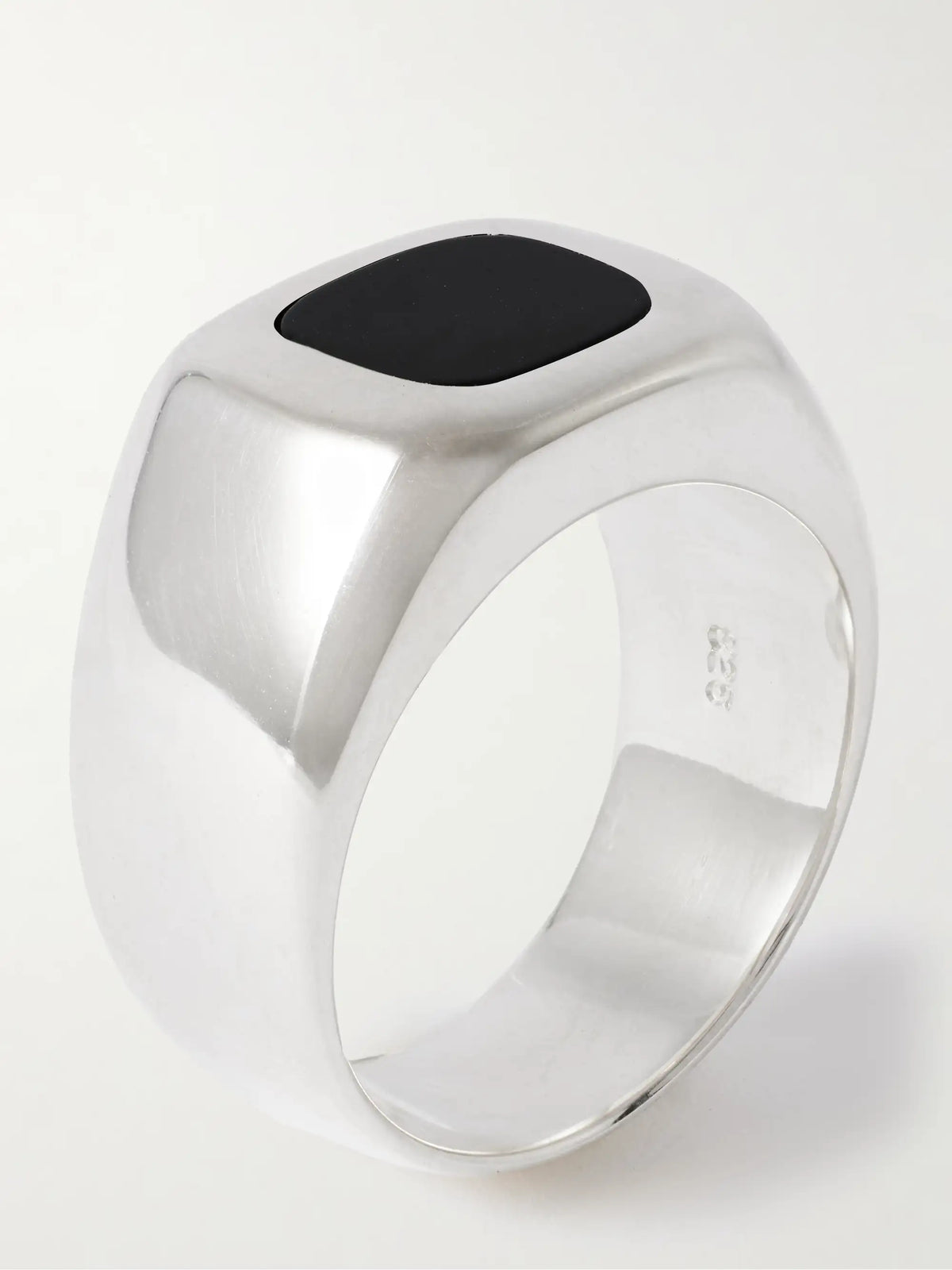 Godfather Silver Onyx Ring