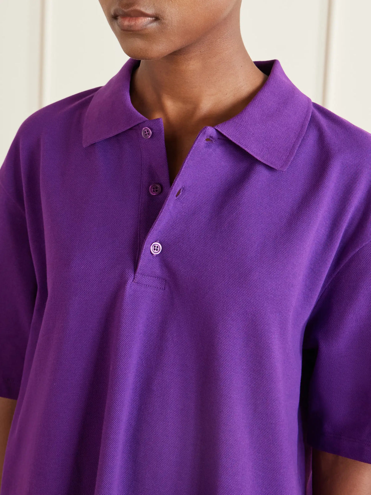 Julie Organic Cotton-piqué Polo Shirt