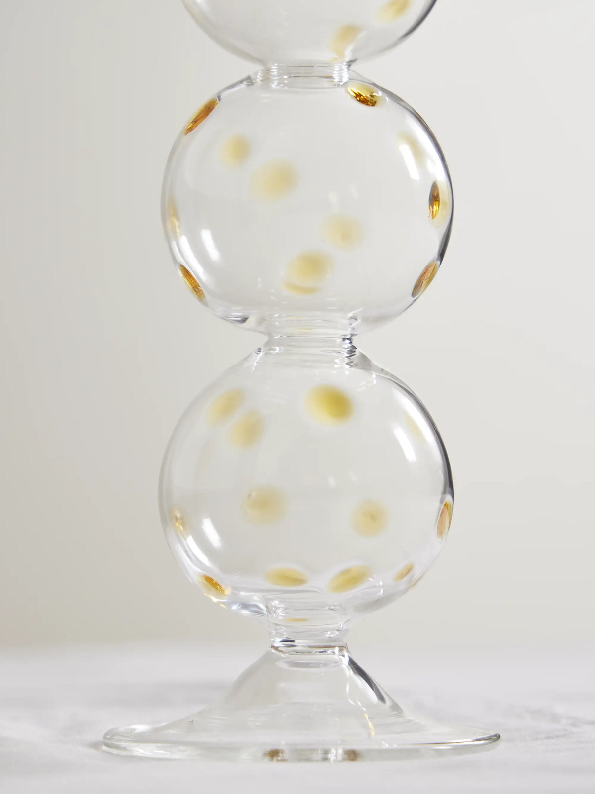 Tall Glass Candleholder