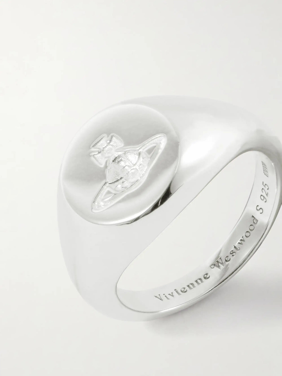 Sigillo-debossed Recycled Silver Ring