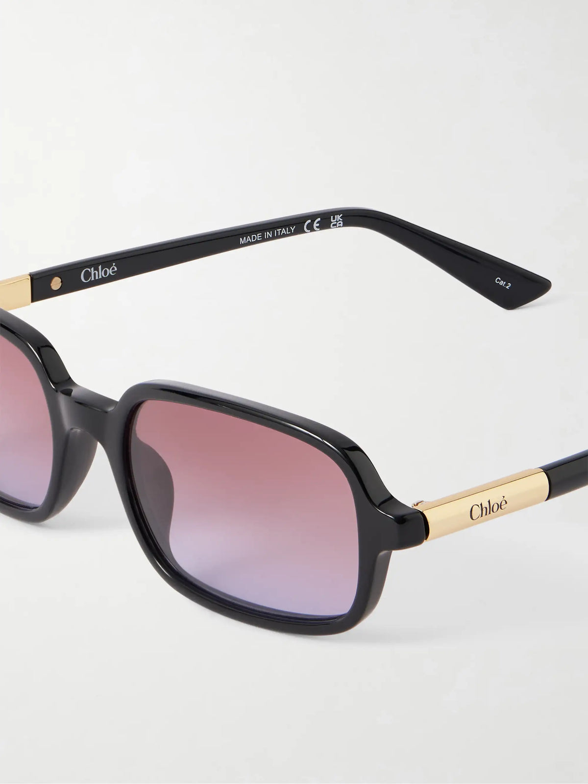 Judy Rectangle-frame Acetate Sunglasses