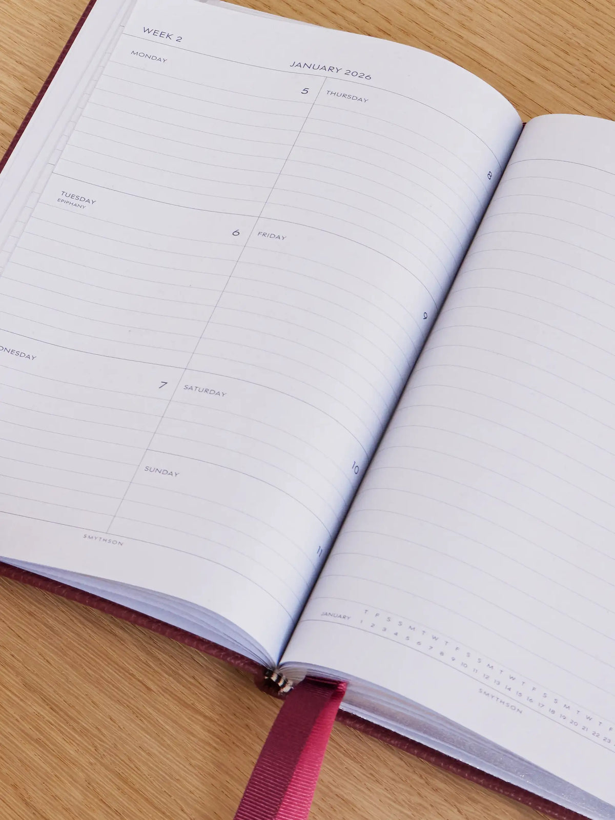 Soho Ludlow 2026 Textured-leather Weekly Diary
