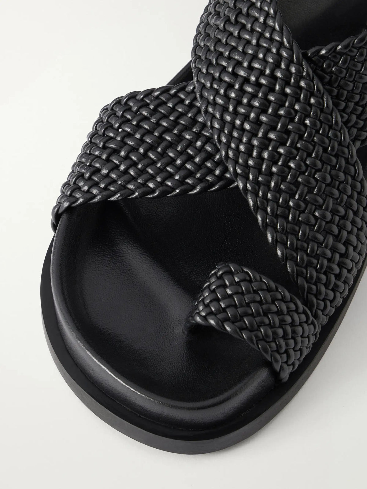 Jalen Woven Leather Sandals