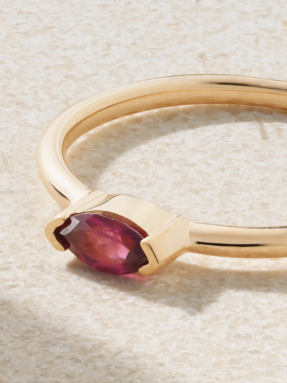 14-karat Recycled Gold Rhodolite Ring