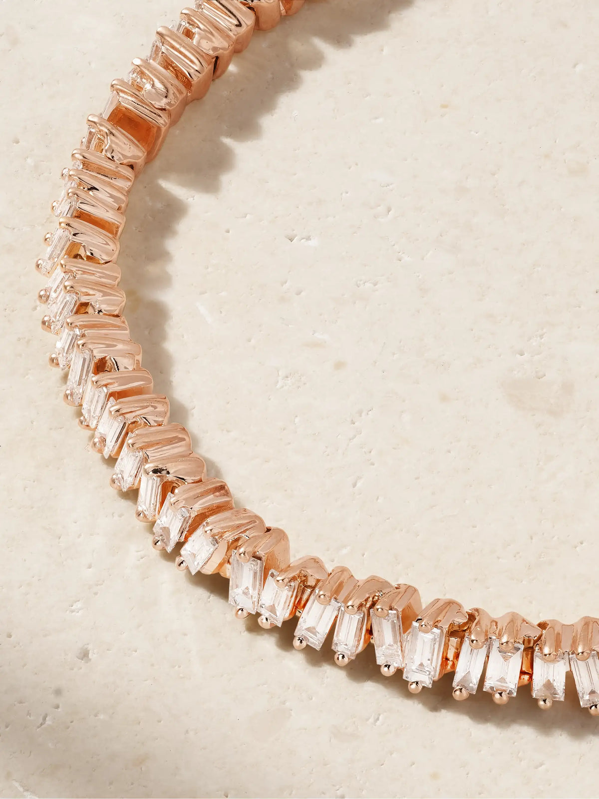 Fireworks 18-karat Rose Gold Diamond Bracelet