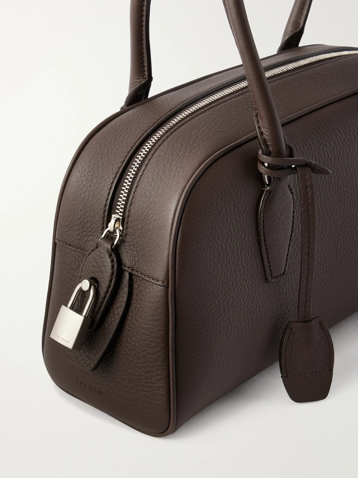 India Small Full-grain Leather Tote