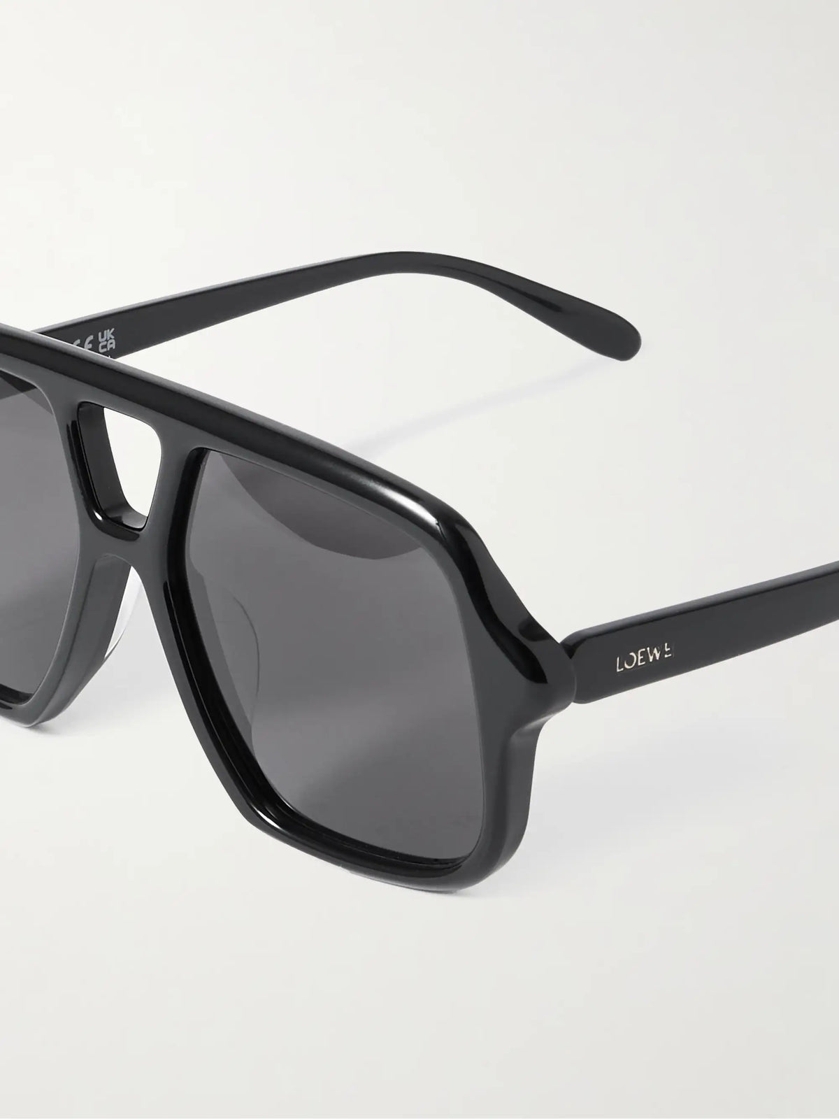 Aviator-style Acetate Sunglasses