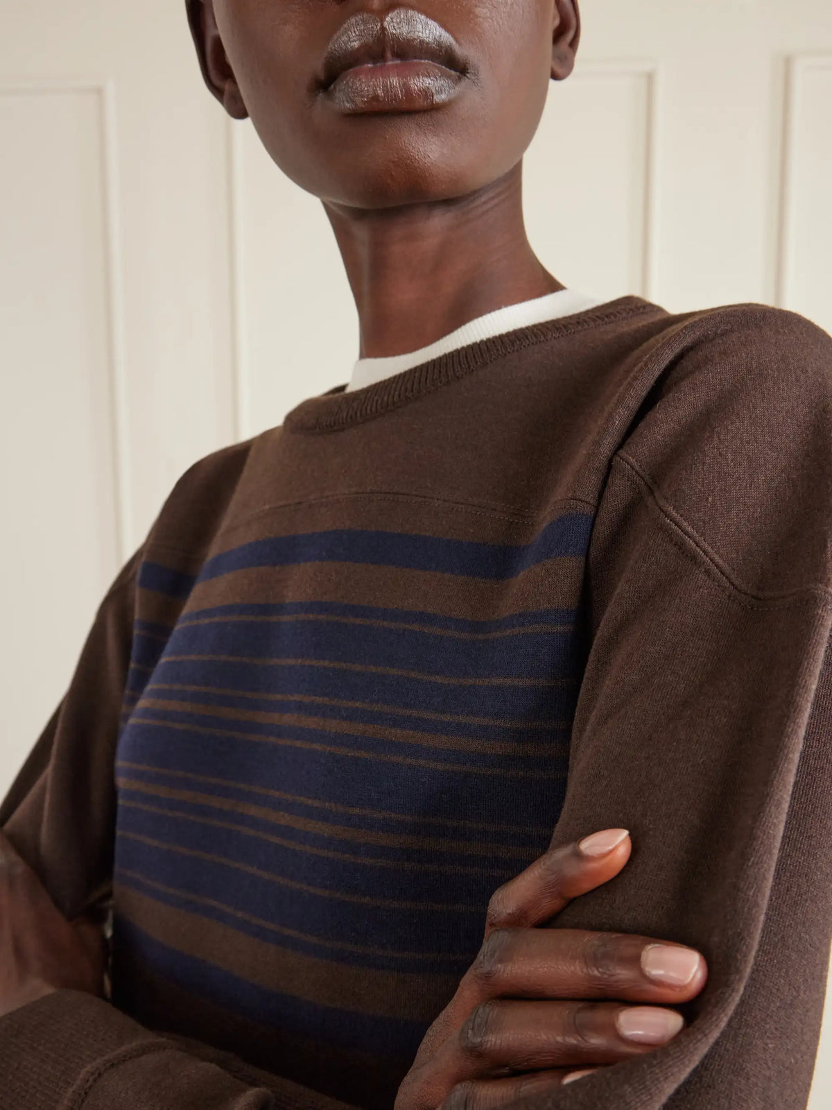 Loro Piana Winterdale Striped Wool And Cashmere-blend Sweater