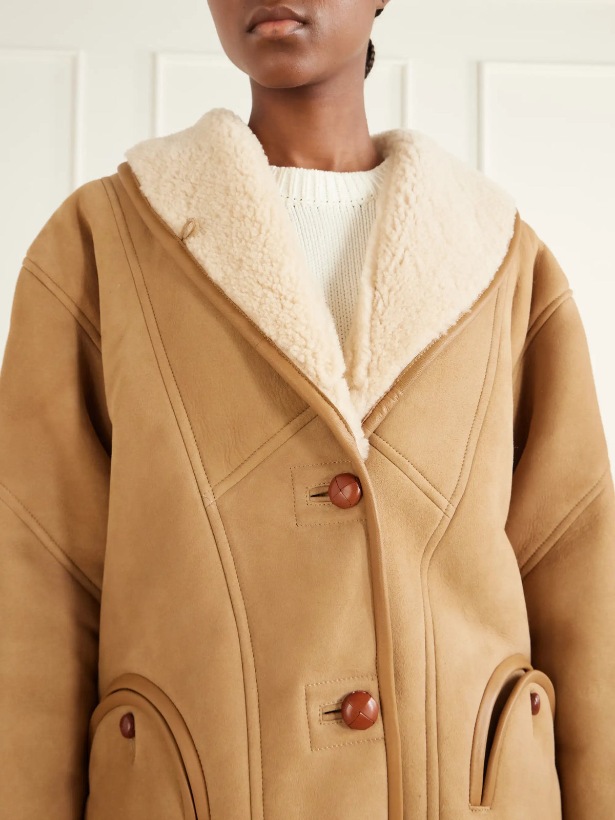 BLAZÉ Milano Tatoosh Shearling Jacket