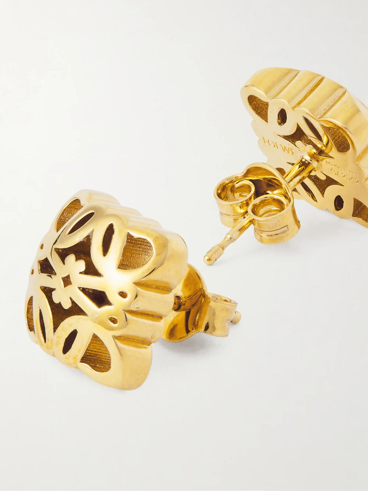 Bombe Anagram Gold-tone Earrings