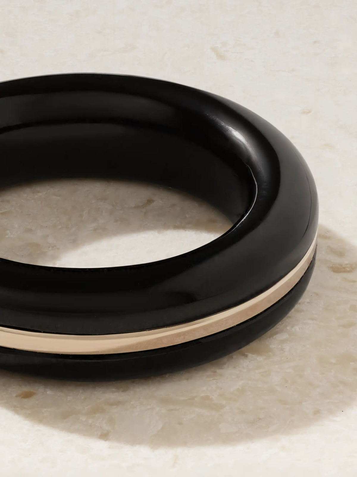 Essential Stacking 14-karat Recycled Gold Onyx Ring