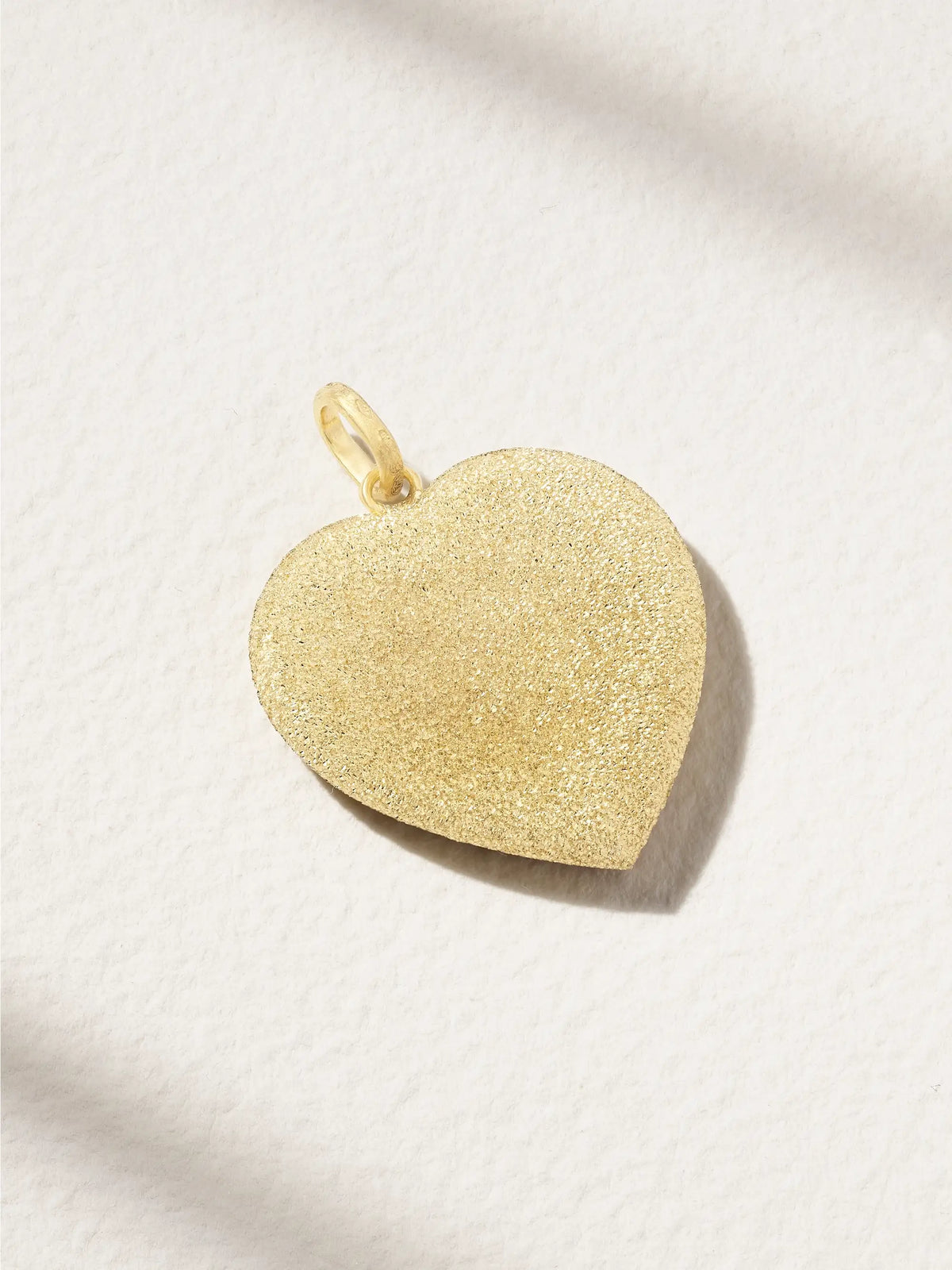 Rainbow Pavé Cuore 18-karat Gold Multi-stone Pendant