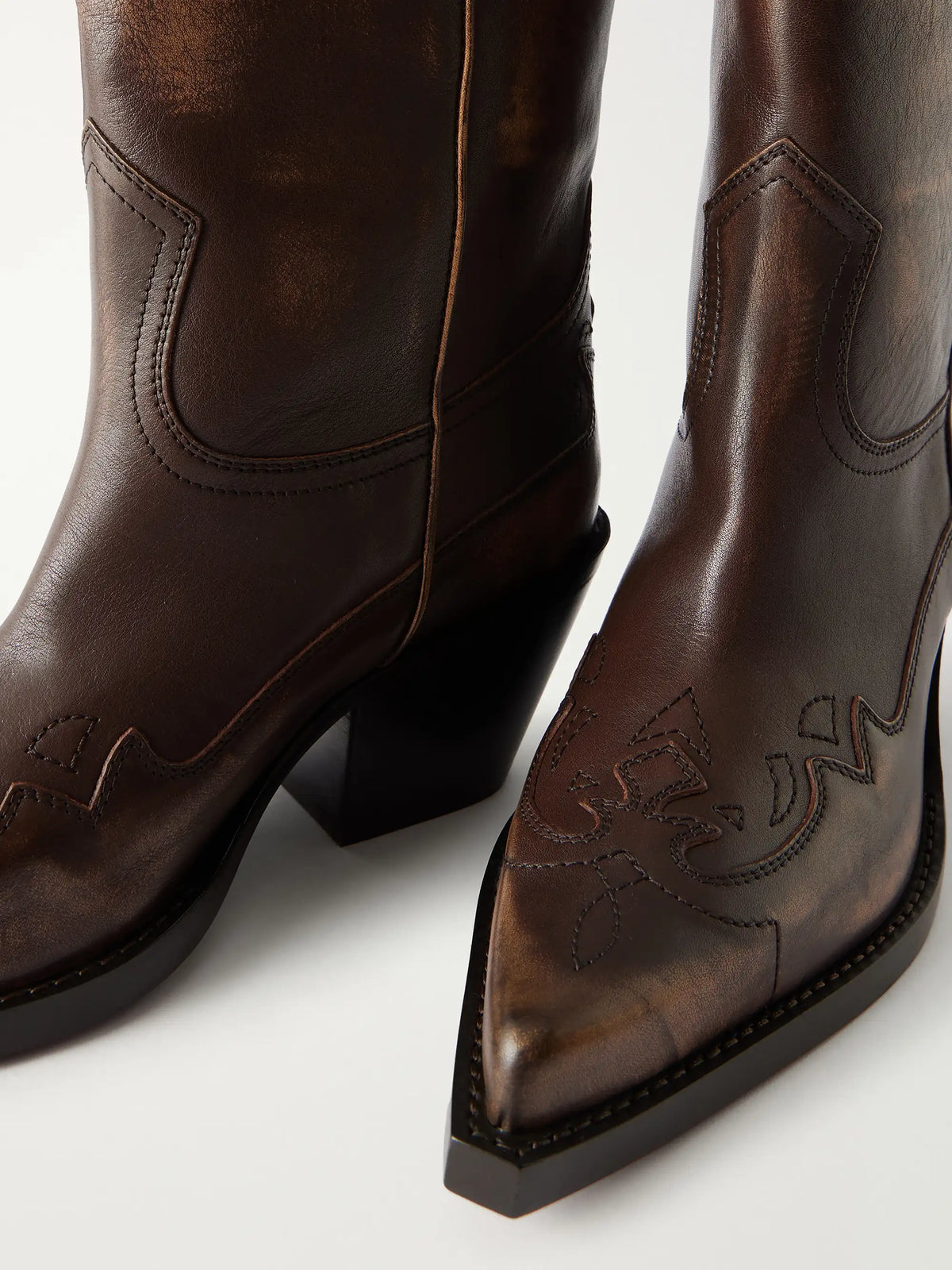 Paris Texas Dakota 60 Embroidered Leather Ankle Boots