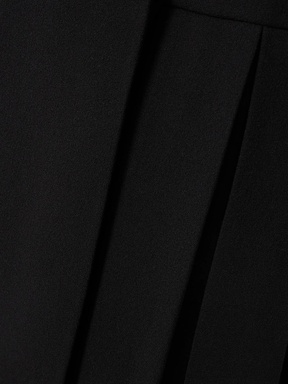 Chaney Belted Pleated Double-breasted Wool-crepe Midi Dress
